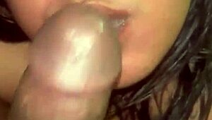balls milking raw sloppy blowjob with lactating milk