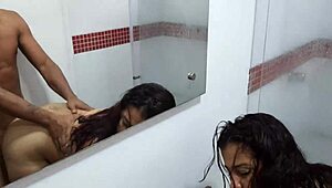 Colombian Beauty with Big Tits Gets Fucked Hard in Steamy Shower Scene