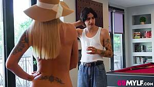 Horny Lonely Housewife Fucks Eager Neighbor