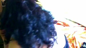 cogiendo in front of the cuckold in homemade latina scene