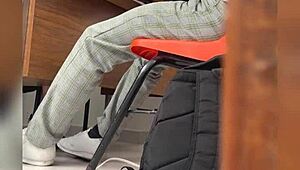 Look at this chubby Mexican teacher banging her student behind classroom door