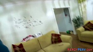 Busty Babe's First Time Trick