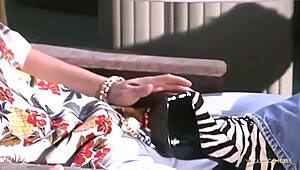 Nasty Blonde with Big Tits Gets Hairy Pussy Pounded in Storage