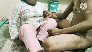 Mature desi wife takes monster cock doggystyle