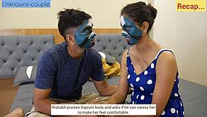 Rishabh, massage me hot like that! Then pound me hard, just like Sapna.