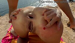 hard assfuck in outdoor, that's how we do it with big cocks and cumshots