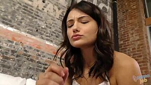 Adria Rae teases and begs for cum on face 😈