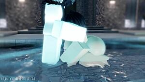 Alone in the pool with shy girl turns into rough fuck and cumshot.