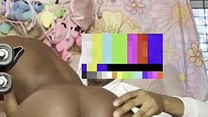 amateurs enjoy a casual fuck on the sofa with a big black cock