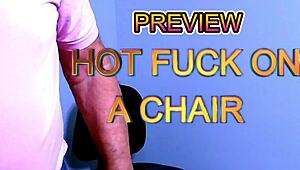 Feeling Intense Pleasure In Hot Fuck On Chair With Agarabas And Olpr