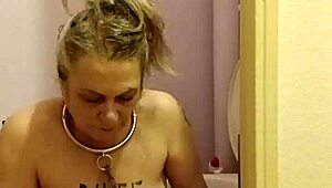 French Slave’s Outdoor POV Session with Dildo and Humiliation