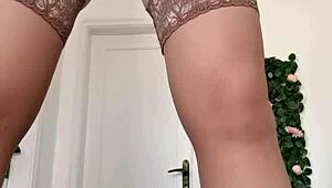 Giantess Granny MariaOld Grows Bigger, Traps Step-Grandson in Vagina Role-Play