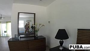 i watched hot blonde babe brooklyn record herself masturbating her big tits and pussy