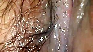 i give my wife a wet blowjob, shes so moist