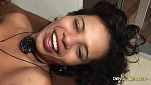 columbian babe vivian godoy gags on cock like a total pro