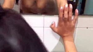 he fucks my tight ass in the bathroom... oops