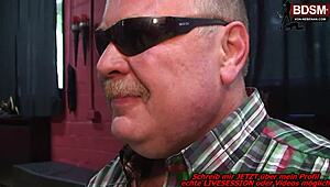 Does the domina punish the slave with pain?