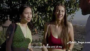 Avery Black and Bella Rolland join taboo threesome from peer pressure