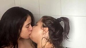 hey, wanna see what stepsisters do alone in the shower?