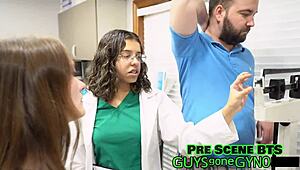 Perverted Podiatrists Mira Monroe Performs Kinky Foot Exam in Florida Clinic