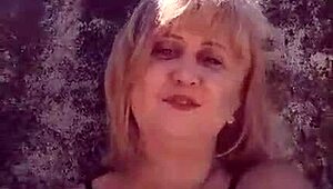 Blonde Milf Exposes Huge Tits!