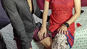 Big Boobs Desi Milf Maid Assisting Her Saheb.