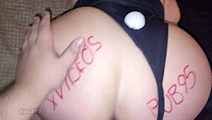 Fucking my girlfriend Amairani in POV with big cock, anal, and bent over!