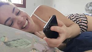 Roleplay where a cute princess gives her stepbrother a tempting blowjob.