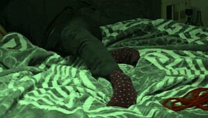 Teen gets fucked hard after being tied up!