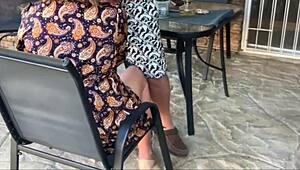 Stepmom Joins Outdoor Mutual Masturbation with Intense Creampie Finish. Nothing Beats This Raw Action!