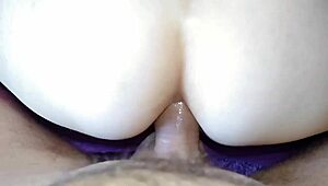 He Fucks Her Ass Hard While She Moans Loudly In Pov