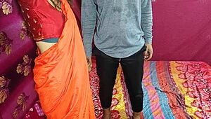 cute saree bhabhi gets wild with devar for rough hard anal after ice massage