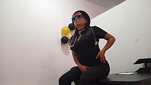 Feeling Aroused In The Office With Butt Plug