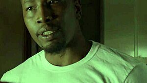 Wow, inked teen 18+ gets interracially fucked in shower till cumshot! 💦