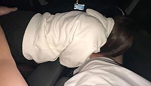 Picked Up A Whore And Fucked Her Mouth In The Car!