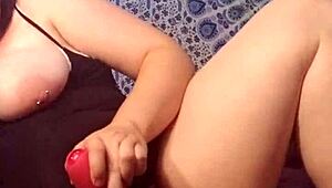 squirting lesbian massages pussy with dildo and toys for orgasm