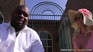 whitney grace taking big black cock in her ass