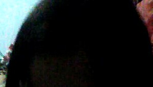 She sucks a fat black cock while her boyfriend watches