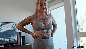 Bratty Goth Sis Demands Massage, Gets Pussy Destroyed