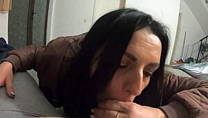 hey, check milfycalla, hot pantyhose cheating wife messing with cock and getting cumshots on downjackets!