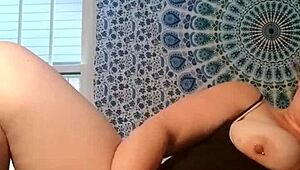 squirting lesbian massages pussy with dildo and toys for orgasm