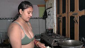 I Cook Sex In The Kitchen While Chopping Vegetables With A Monster Cock