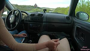 Hey, ever had a wild handjob on a public road?