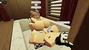 check this brunette with fat ass in bathtub action