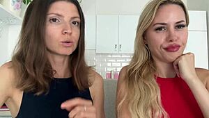 risky casting interview with blonde