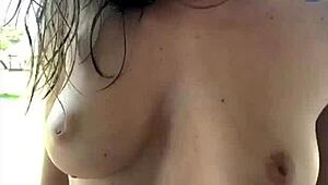 Sexy russian model with big ass and natural tits