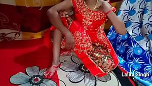 beautiful indian bhabhi gets fucked on bed at wedding ranch.