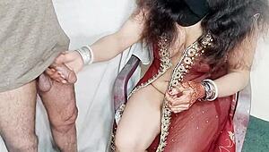 Sword in dhoti to anal fuck muslim sister-in-law's big ass bhabhi on chair