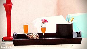 Hey, check out this bf vs gf showdown with Titus and Jasmine getting wild.