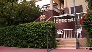 Conversational-Emoji Threesome action on the tennis court got us all moaning! 🎾🔥